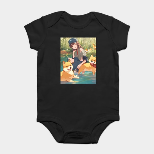 unique and fashionable Baby Bodysuit by animegirlnft